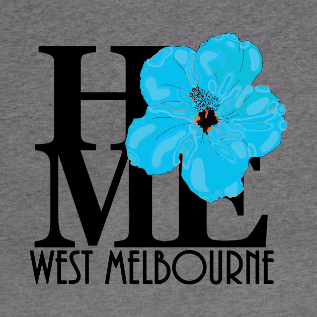 HOME West Melbourne Blue Hibiscus by HomeBornLoveFlorida